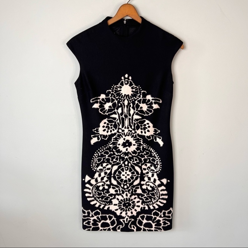 Nine West Black Sleeveless Knit Sheath Dress